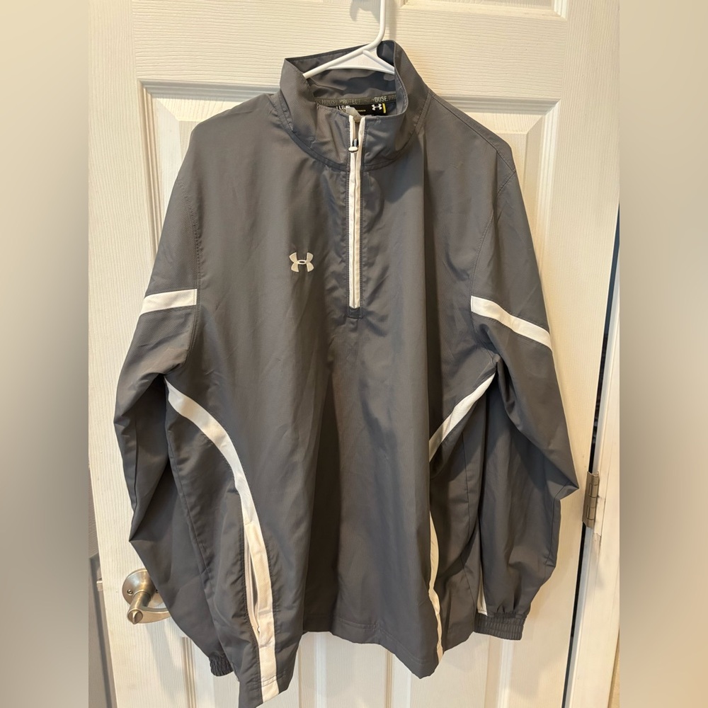 Under Armour Gray Windbreaker Jacket